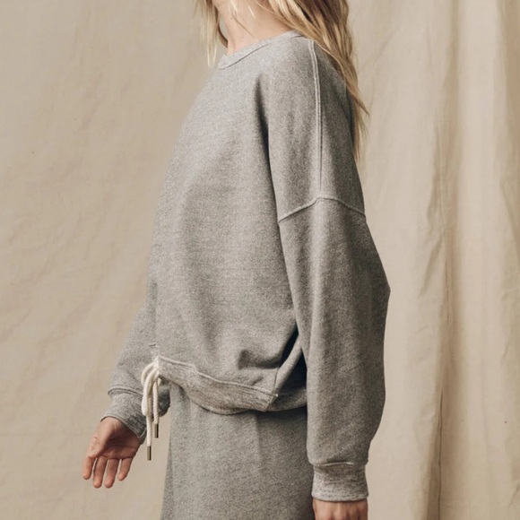 THE GREAT The Teammate Sweatshirt Varsity Gray Size 0 - Picture 6 of 11